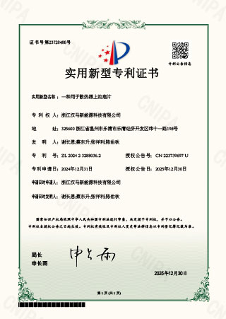 一种用于散热器上的扇片